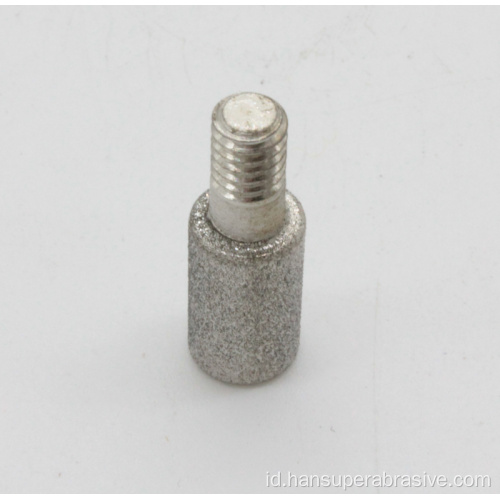 Diamond Glass Grinder Silver Bullet Cap Kepala Bits